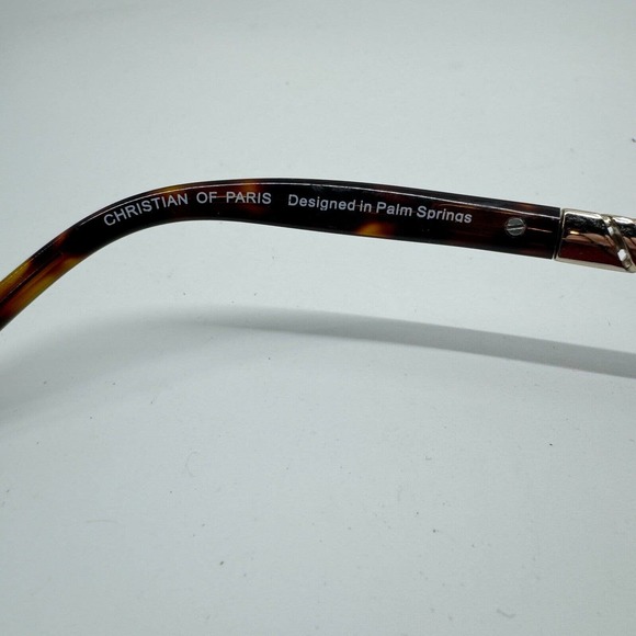 Christian of Paris Frames COP-15-16 Only Frames 56-17-140 Tan Animal H9613 - Picture 5 of 7